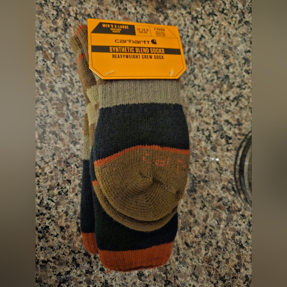 Carhartt synthetic blend heavyweight crew socks XL